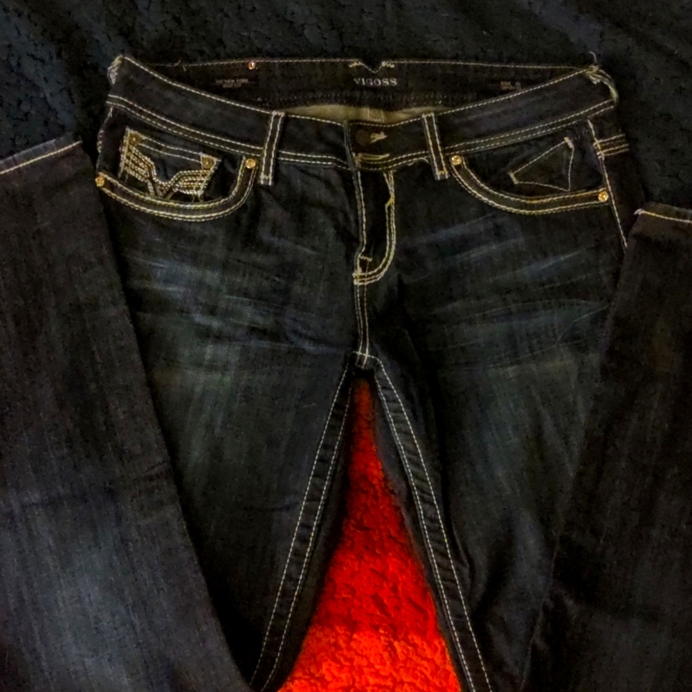 Vigoss Size 13 Length 33 New York Boot Cut Jeans